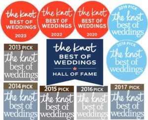 awards from The Knot 5-stars in 2023