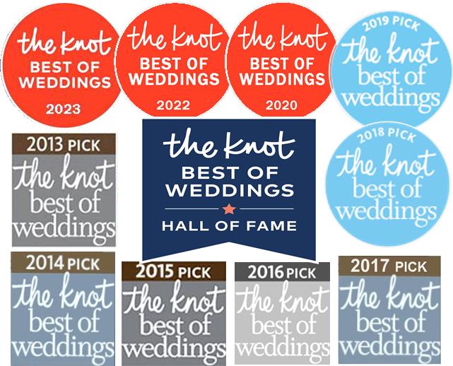 awards from The Knot 5-stars in 2023