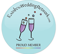 Rainbow Wedding Network Badge LGBT