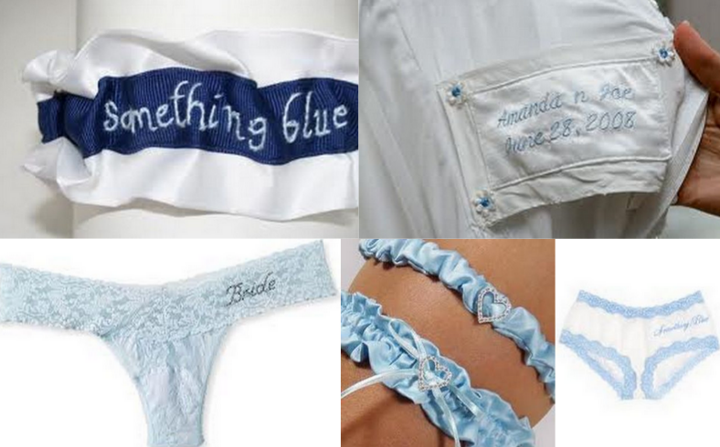 blue items