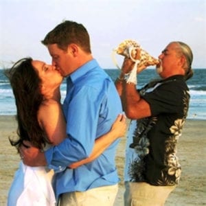 officiant professional beach wedding beachpeople